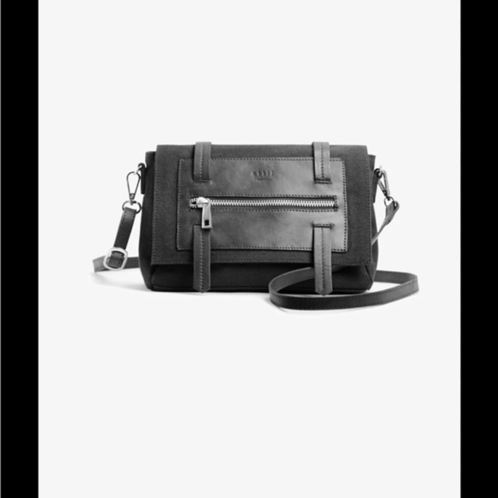 Still Nordic - STILLHOPE leather CROSSBODY - Across body bag - black
